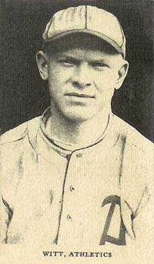 1921 Oxford Confectionery Witt, Athletics # Baseball Card