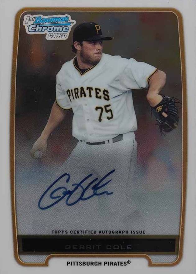 2012 Bowman Prospects Gerrit Cole #BCP86 Baseball Card