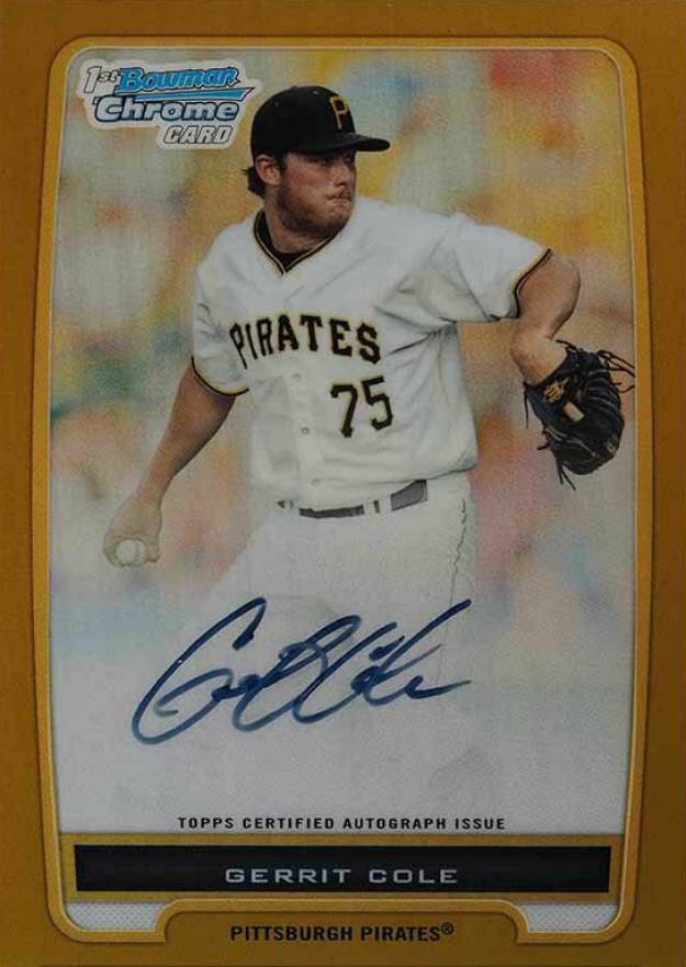 2012 Bowman Prospects Gerrit Cole #BCP86 Baseball Card