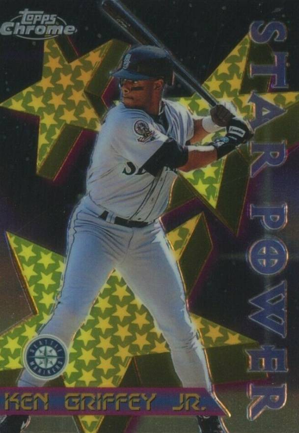 1996 Topps Chrome Ken Griffey Jr. #90 Baseball Card