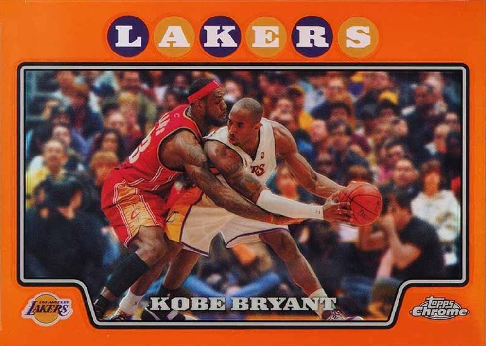 2008 Topps Chrome Kobe Bryant #24 Basketball Card