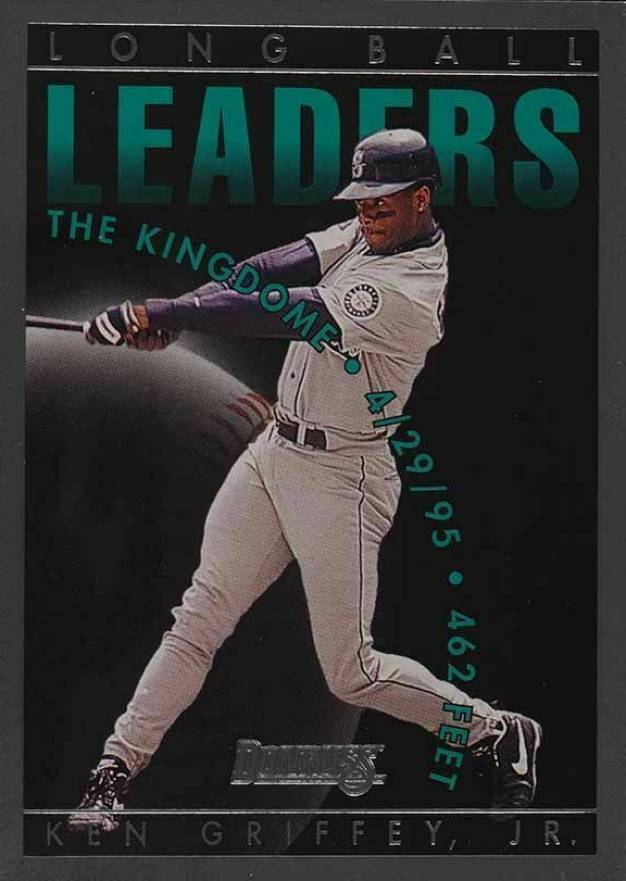 1996 Donruss Long Ball Leaders Ken Griffey Jr. #6 Baseball Card