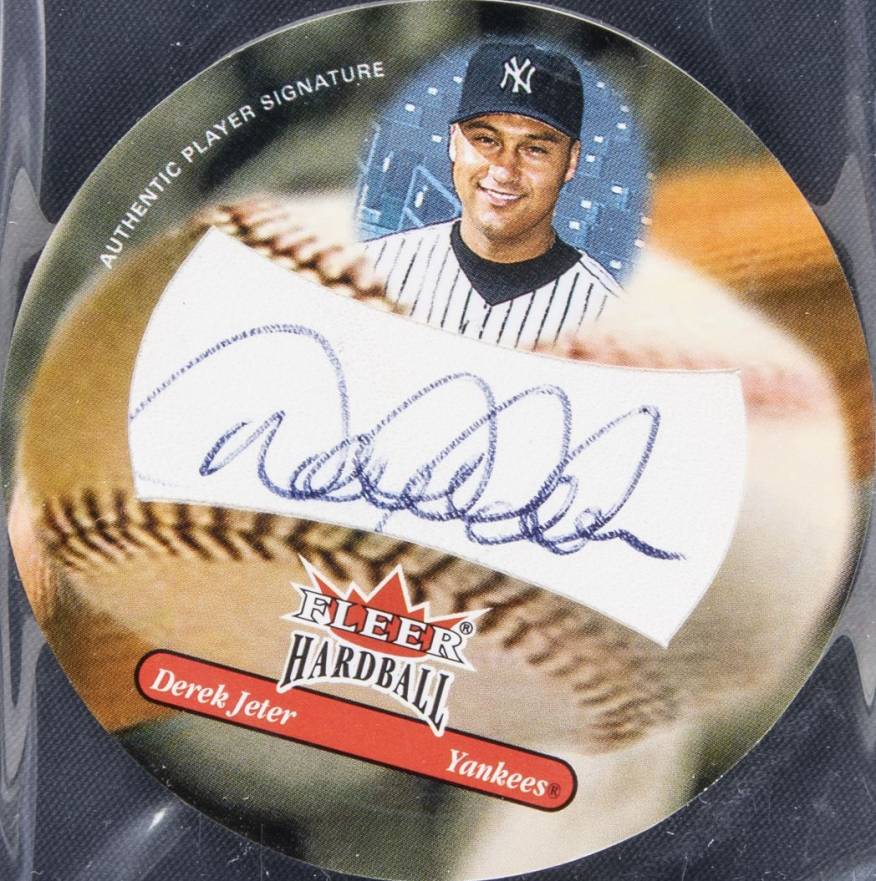 2003 Fleer Hardball Signatures Derek Jeter # Baseball Card