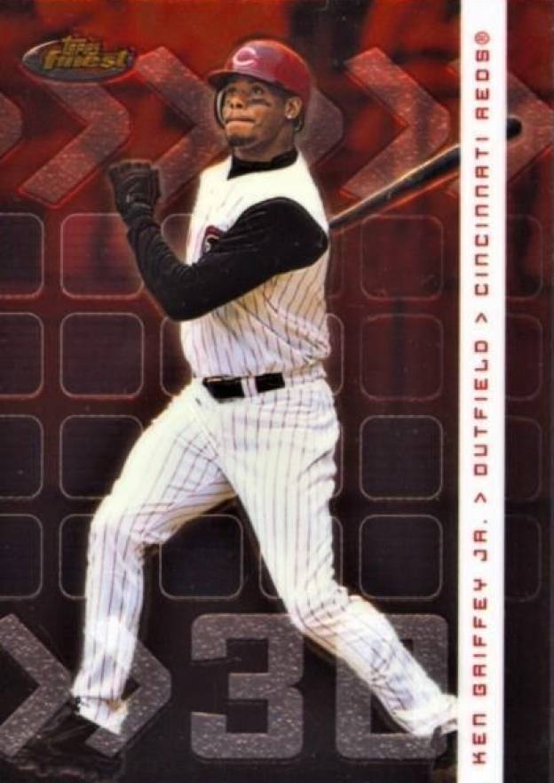 2002 Finest Ken Griffey Jr. #30 Baseball Card