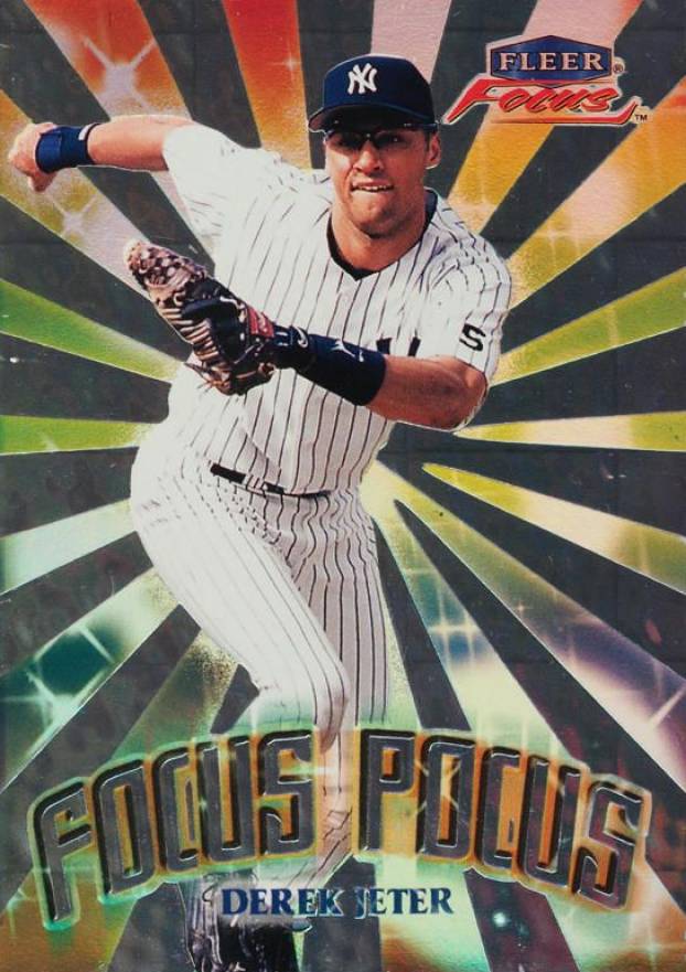 2000 Fleer Focus Focus Pocus Derek Jeter #9 Baseball Card