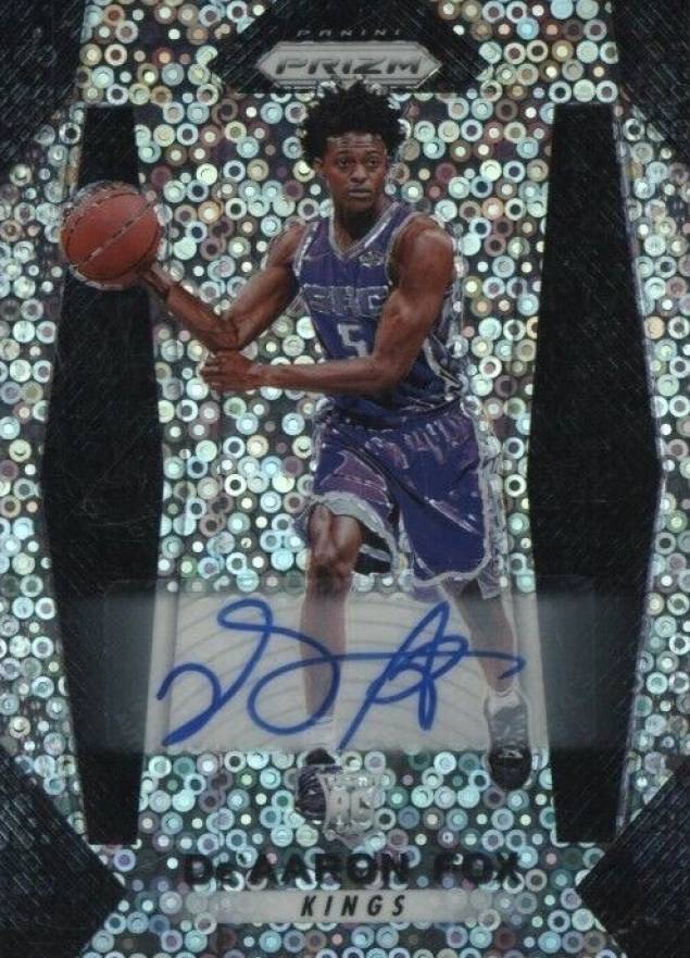 2017 Panini Prizm DE'Aaron Fox #24 Basketball Card