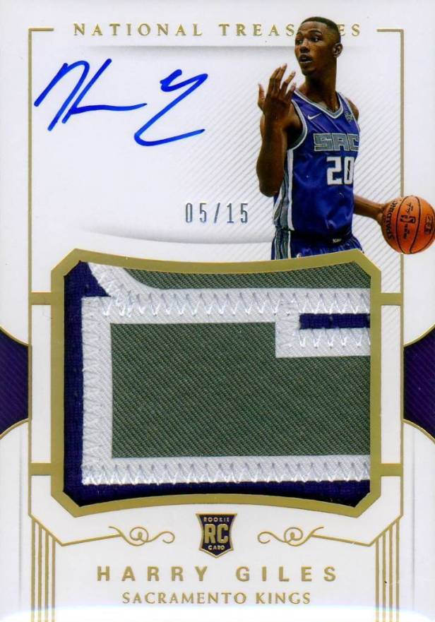 2017 Panini National Treasures Harry Giles #120 Basketball Card