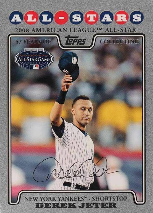 2008 Topps Update & Highlights Derek Jeter #UH52 Baseball Card