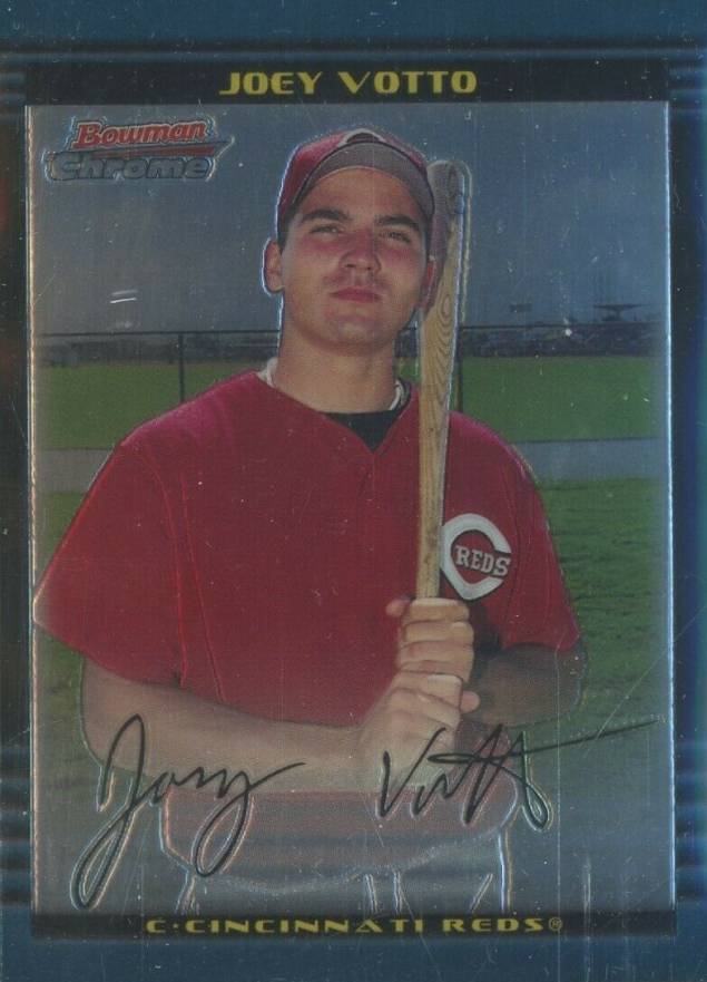 2002 Bowman Chrome Draft Picks Joey Votto #44 Baseball Card