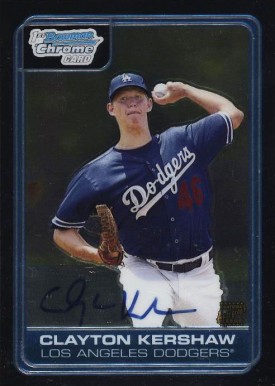 2006 Bowman Chrome Draft Picks Clayton Kershaw #DP84 Baseball Card