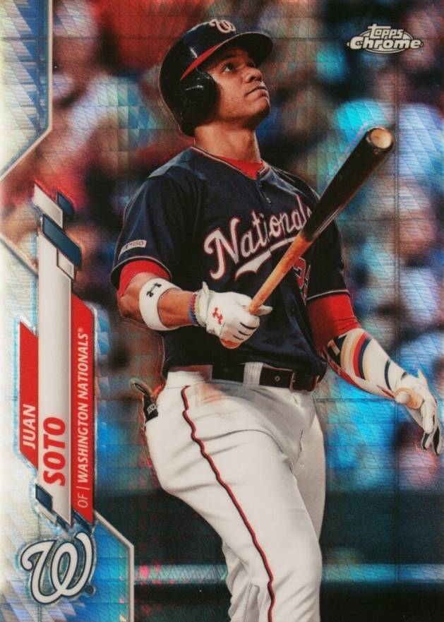 2020 Topps Chrome Juan Soto #12 Baseball Card