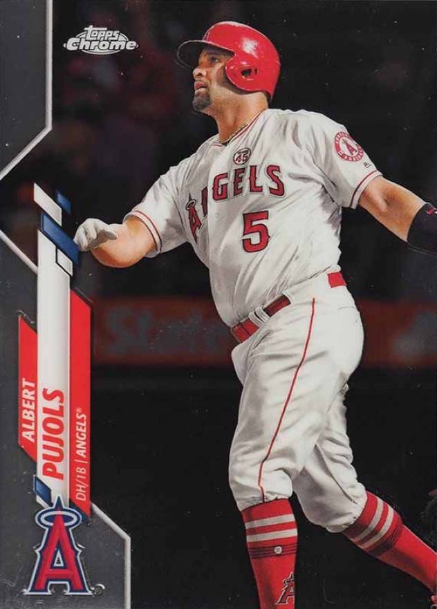 2020 Topps Chrome Albert Pujols #127 Baseball Card