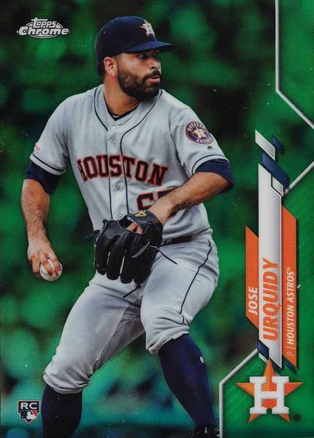 2020 Topps Chrome Jose Urquidy #142 Baseball Card