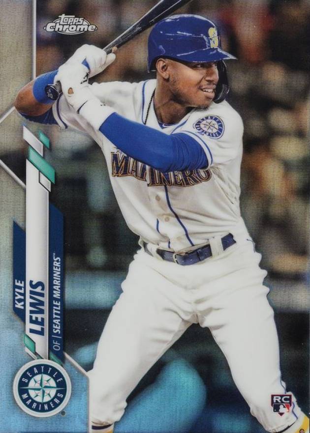 2020 Topps Chrome Kyle Lewis #186 Baseball Card