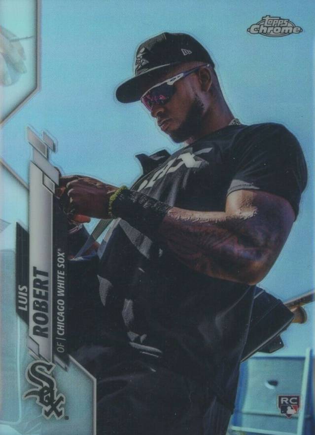 2020 Topps Chrome Luis Robert #60 Baseball Card