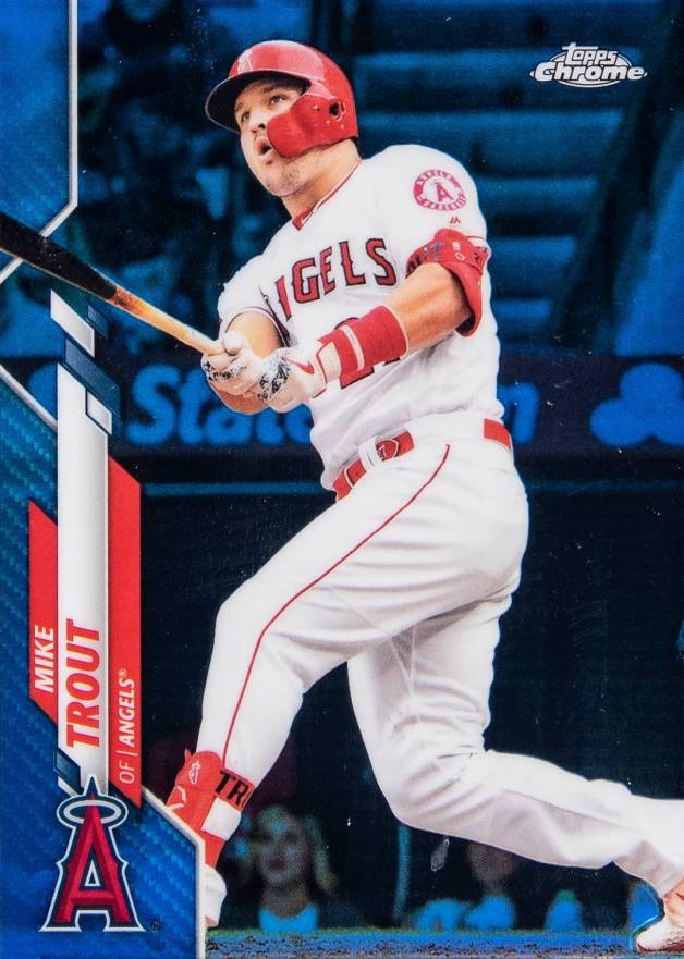 2020 Topps Chrome Mike Trout #1 Baseball Card