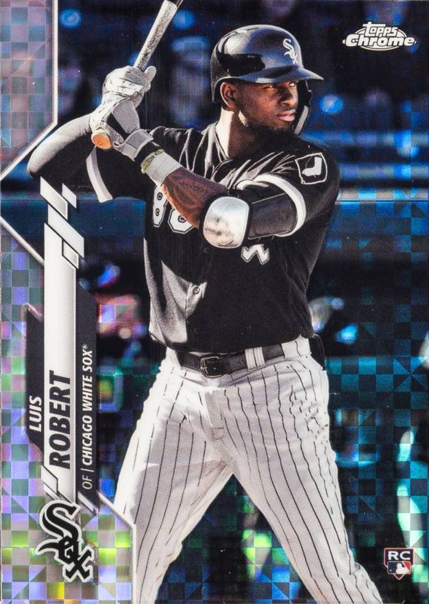 2020 Topps Chrome Luis Robert #60 Baseball Card