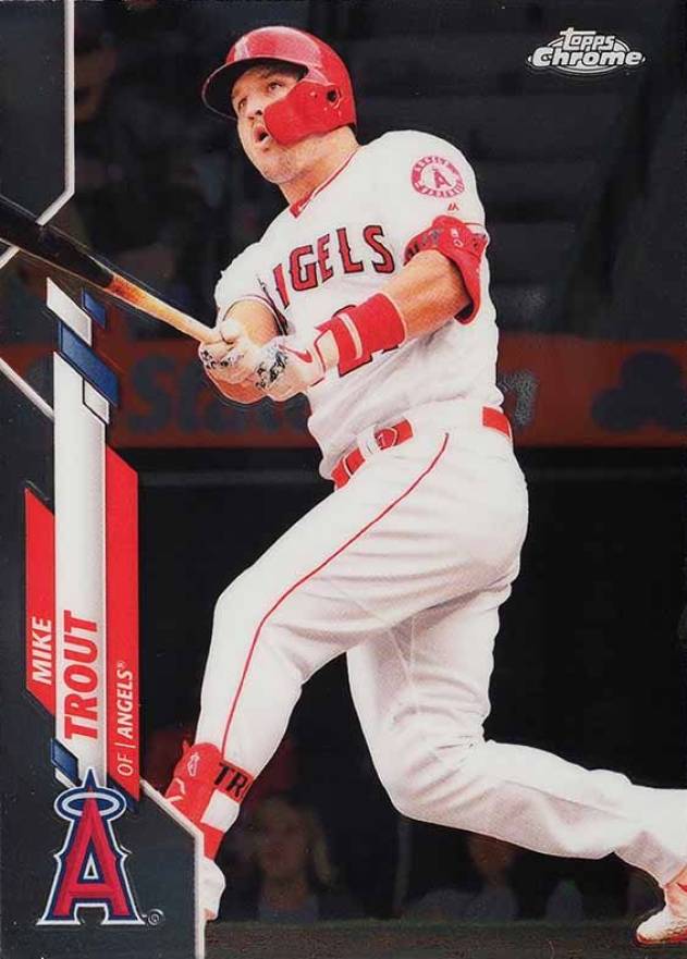 2020 Topps Chrome Mike Trout #1 Baseball Card