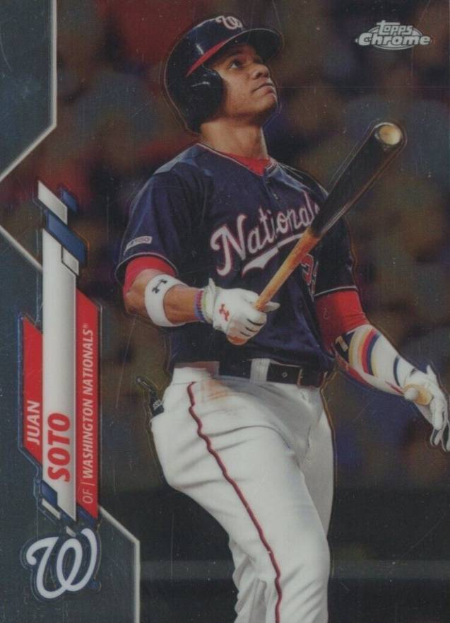 2020 Topps Chrome Juan Soto #12 Baseball Card