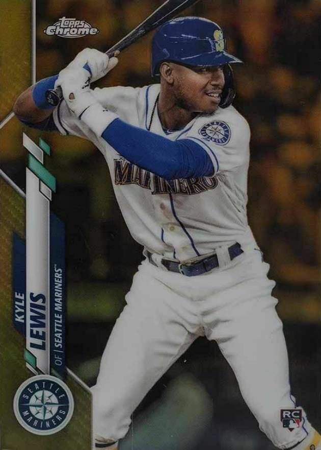 2020 Topps Chrome Kyle Lewis #186 Baseball Card