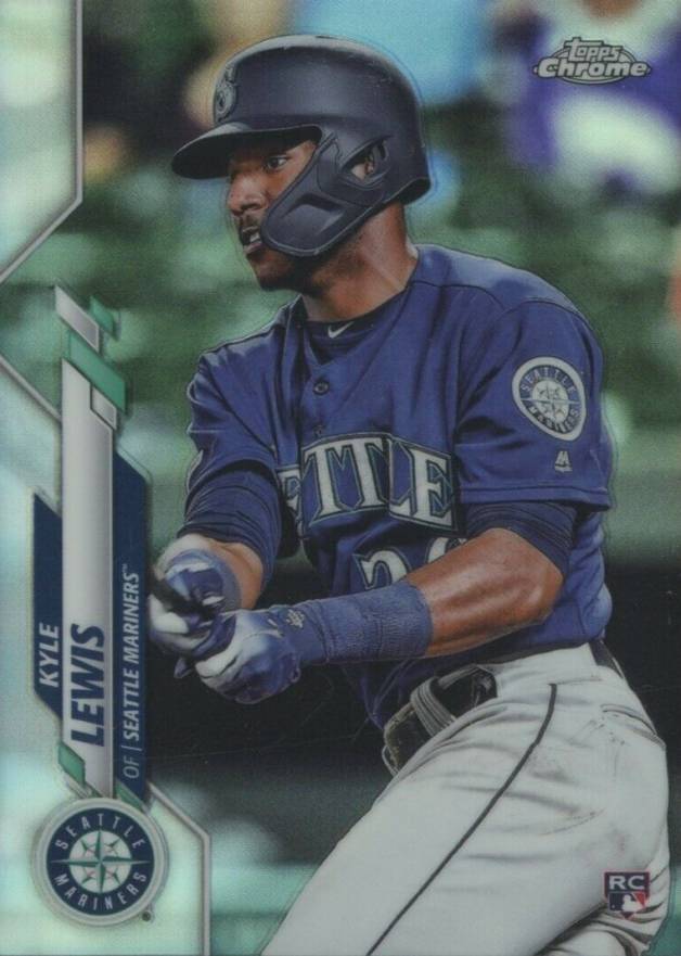 2020 Topps Chrome Kyle Lewis #186 Baseball Card