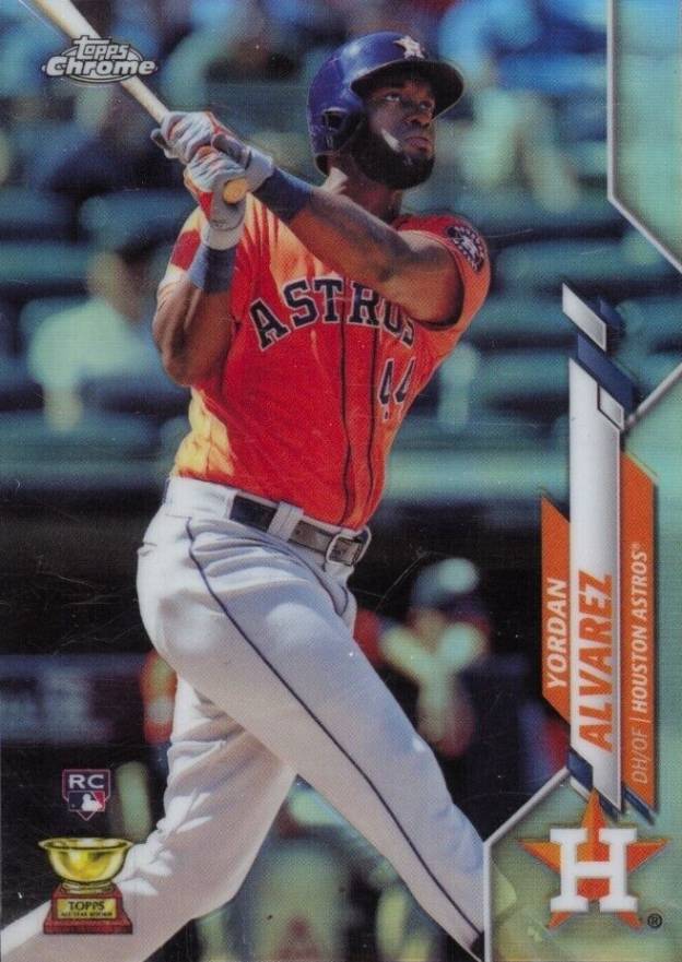 2020 Topps Chrome Yordan Alvarez #200 Baseball Card