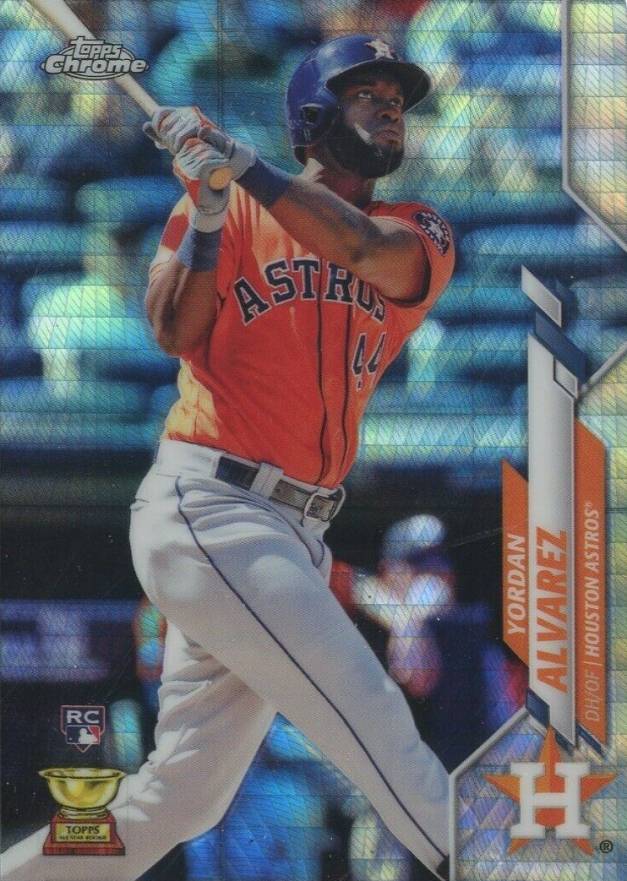 2020 Topps Chrome Yordan Alvarez #200 Baseball Card