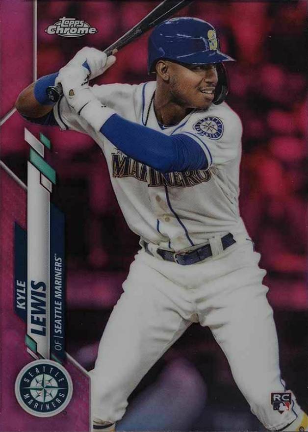 2020 Topps Chrome Kyle Lewis #186 Baseball Card