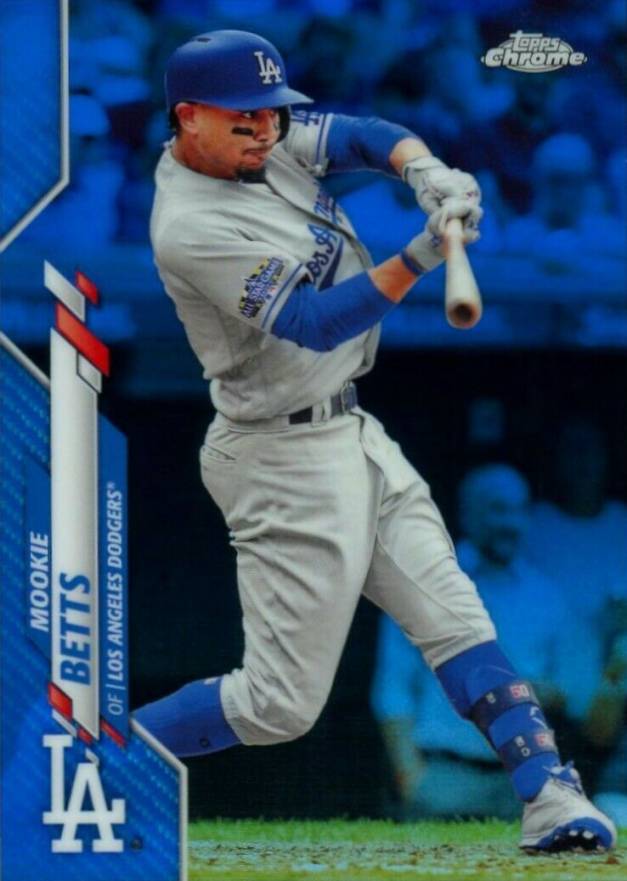 2020 Topps Chrome Mookie Betts #100 Baseball Card