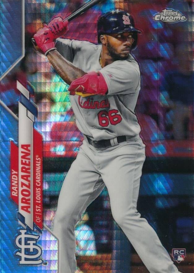 2020 Topps Chrome Randy Arozarena #49 Baseball Card