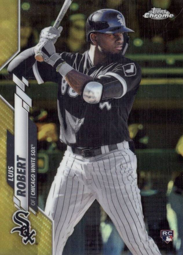 2020 Topps Chrome Luis Robert #60 Baseball Card