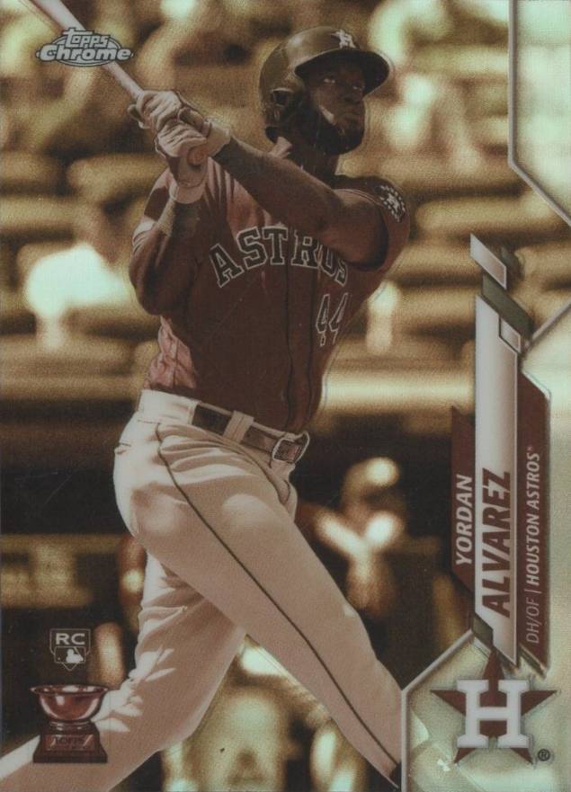 2020 Topps Chrome Yordan Alvarez #200 Baseball Card