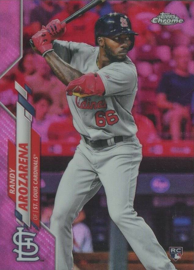 2020 Topps Chrome Randy Arozarena #49 Baseball Card