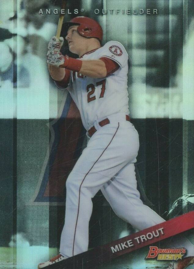 2015 Bowman's Best  Mike Trout #1 Baseball Card