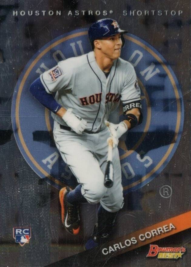 2015 Bowman's Best  Carlos Correa #58 Baseball Card