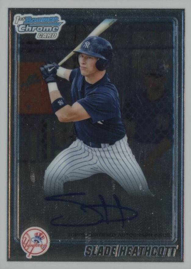 2010 Bowman Chrome Prospects Slade Heathcott #BCP95 Baseball Card