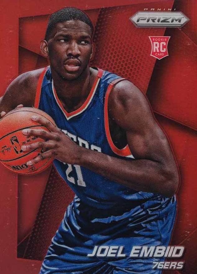 2014 Panini Prizm Joel Embiid #253 Basketball Card