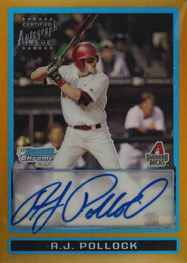 2009 Bowman Chrome Draft Picks & Prospects A.J. Pollock #BDPP82 Baseball Card