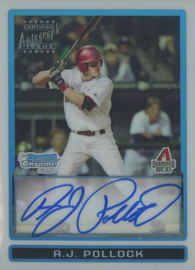 2009 Bowman Chrome Draft Picks & Prospects A.J. Pollock #BDPP82 Baseball Card