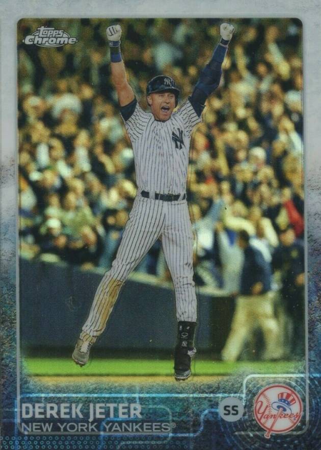 2015 Topps Chrome Derek Jeter #1 Baseball Card