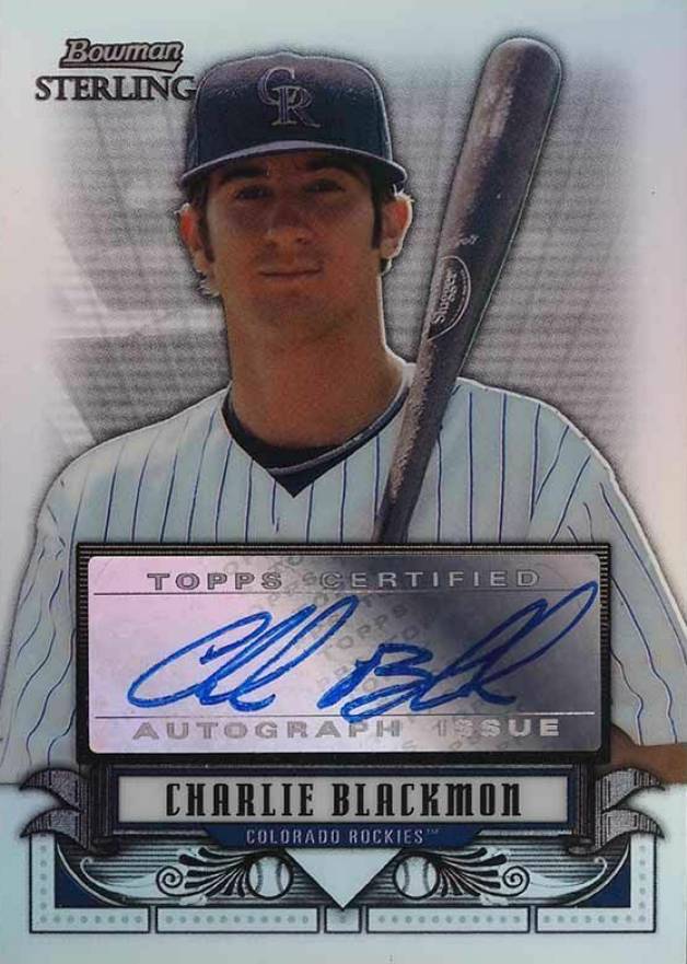 2008 Bowman Sterling Prospects Charlie Blackmon #BSPCB Baseball Card