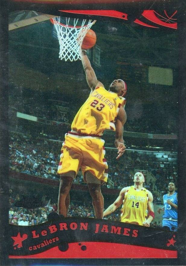 2005 Topps Chrome LeBron James #102 Basketball Card