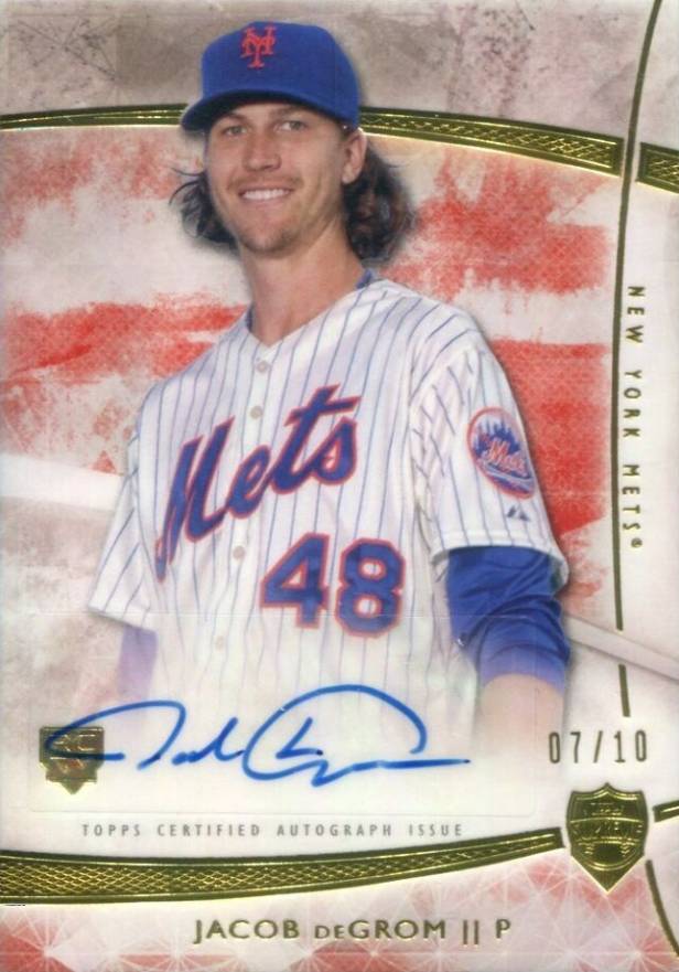 2014 Topps Supreme Autographs Jacob deGrom #SA-JDE Baseball Card