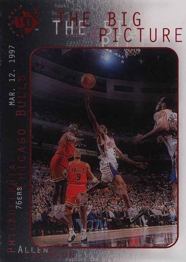 1997 UD3 Allen Iverson #41 Basketball Card