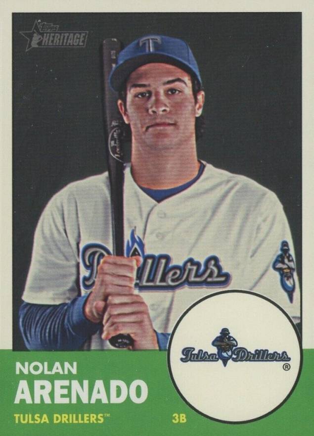 2012 Topps Heritage Minors Nolan Arenado #20 Baseball Card