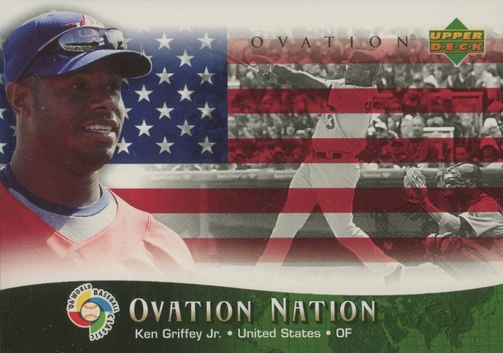 2006 Upper Deck Ovation WBC Ovation Nation Ken Griffey Jr. #ON-KG Baseball Card