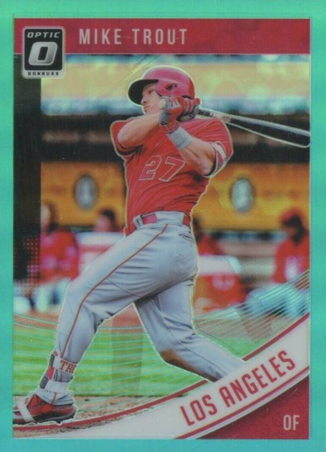 2018 Panini Donruss Optic Mike Trout #121 Baseball Card